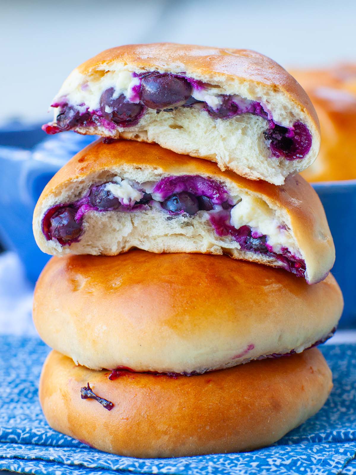 Blueberry Butter Bun