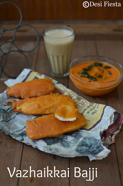 Tea + Bajji (2pcs)