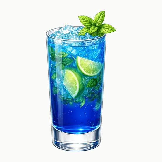 Blue Curacao Mojito